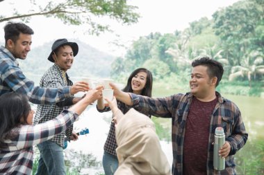 birlikte alkış kamp yaz zevk