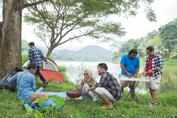 Tujuan Perjalanan Hangout Persahabatan — Stok Foto