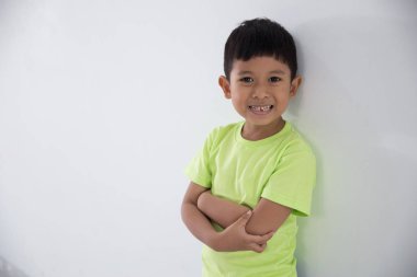 sevimli küçük çocuk Studio