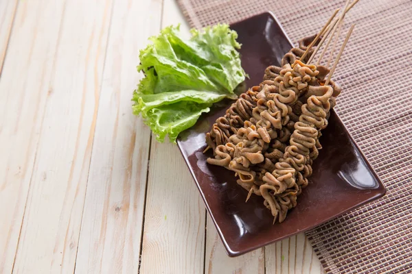 Sate usus. indonesian food — Stock Photo, Image