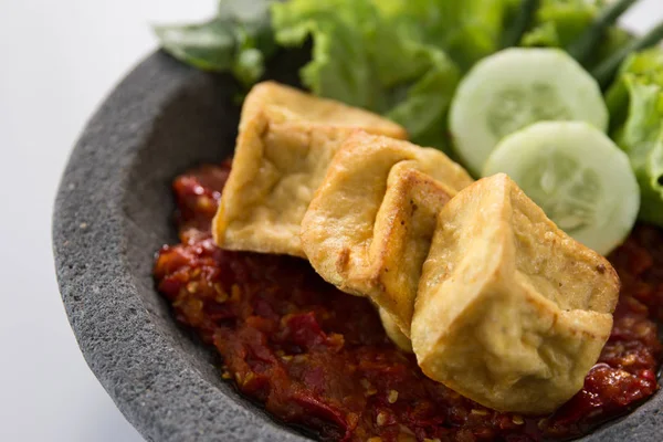 tahu goreng, kızarmış tofu endonezya gıda