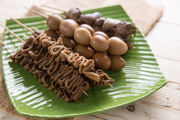 萨特乌斯 雷姆佩拉泰卢印尼传统美食 — 图库照片