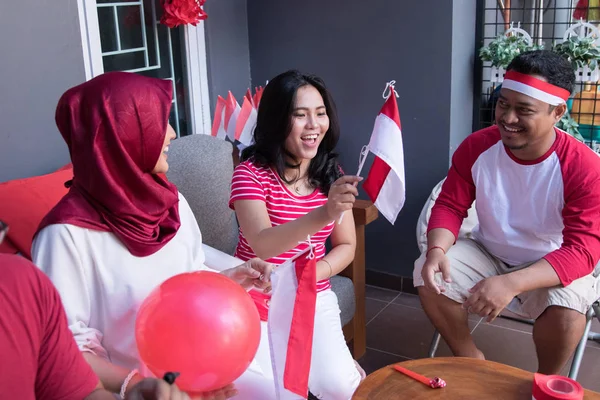 Celebrazione del giorno dell'indipendenza dell'indonesia — Foto Stock