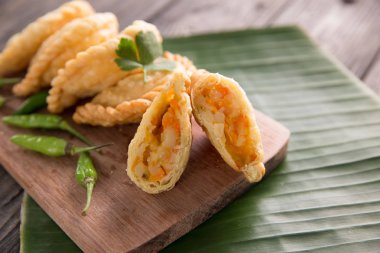 Geleneksel Endonezya yemekleri pastel