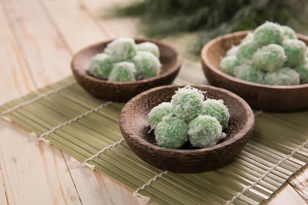 Indonesian traditional culinary. klepon — Stock Photo, Image