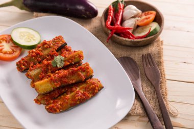 terong balado endonezya gıda