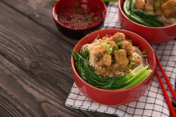 Mie or bakmi ayam — Stock Photo, Image