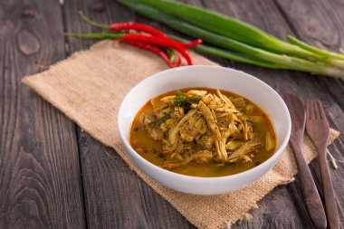 sayur nangka. Hindistan cevizi sütü ile genç nefesi