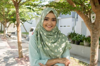 Pretty Asya Müslüman kadın
