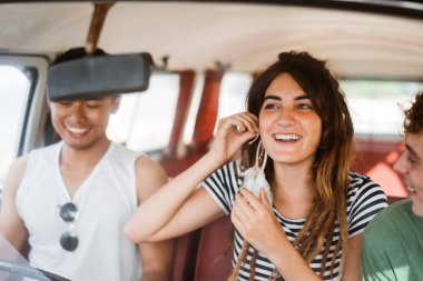 Having oyunculuk ile alkış içinde gezisinde hipster Grup