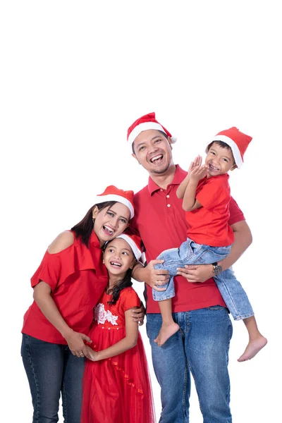 Family and kids portrait. christmas theme — Stock Photo, Image