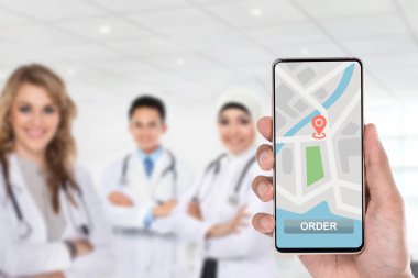Doktor kavram Smartphone sipariş 