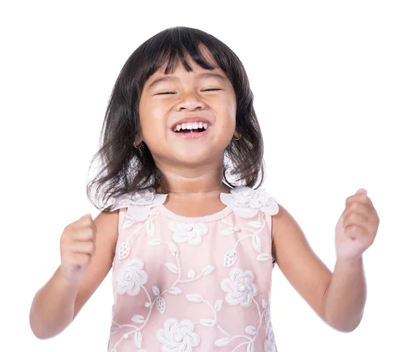 Azjatki młode dziecko podekscytowany — Zdjęcie stockowe