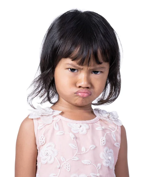 Expression of sad and unhappy kid — Stock Photo, Image