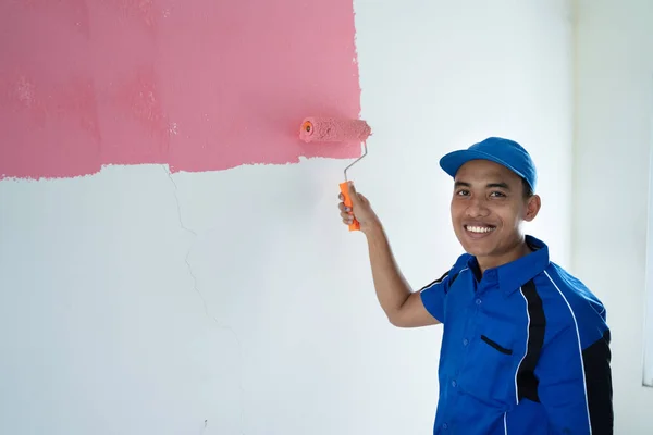 Alt duvar odadaki boyama — Stok fotoğraf