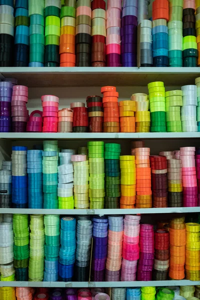 Stack of colorful ribbon — Stock Photo, Image