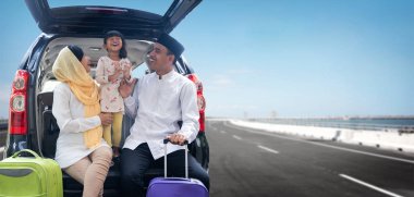 çanta seyahat önce Müslüman aile