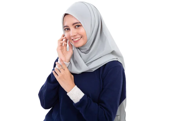 Muslimská asijská žena — Stock fotografie