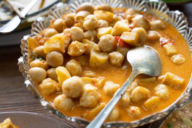 geleneksel endonezya gıda mutfak