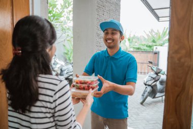 çevrimiçi gıda alışveriş hizmeti kavramı