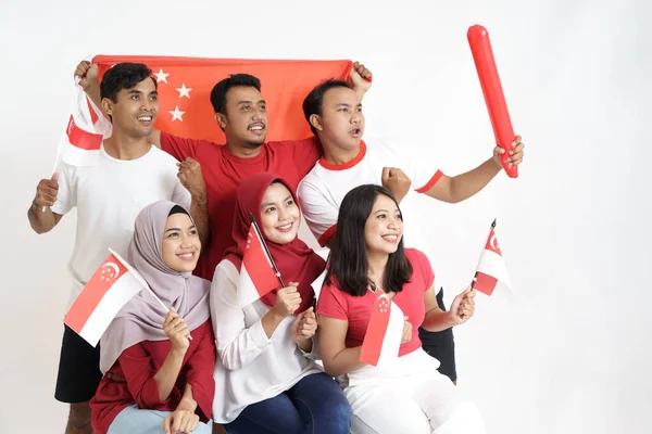 Singapur Celebren juntos el Día de la Independencia — Foto de Stock