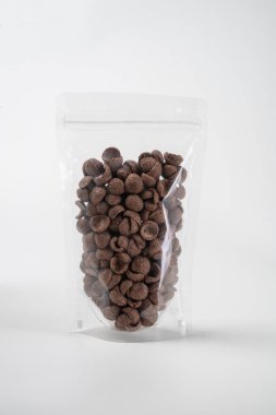 Boş atıştırmalık ayakta duran çanta maketi