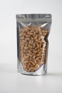 Boş atıştırmalık ayakta duran çanta maketi