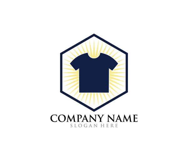 Shirt Clothing Fashion Vector Logo Design Template — Stock Vector