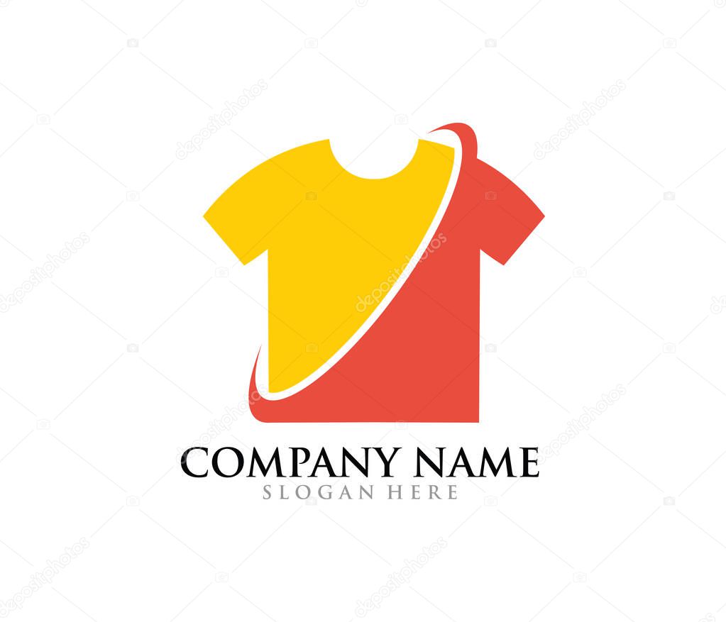 T-shirt clothing fashion vector logo design template