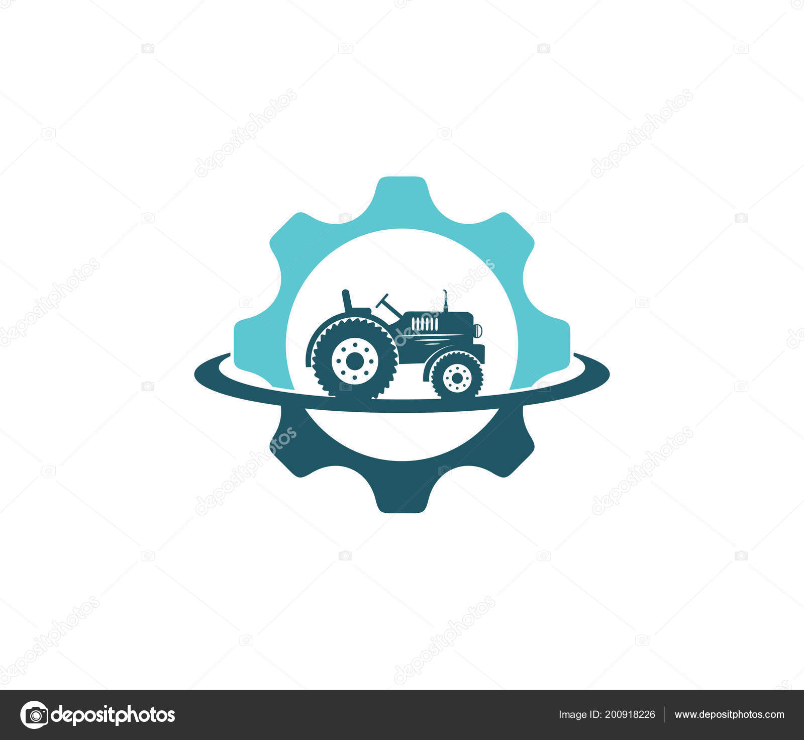 Tractor Agriculture Farm Field Tool Vector Icon Logo Design Template Stock  Vector by ©great19 200918226, image size:1600x1472