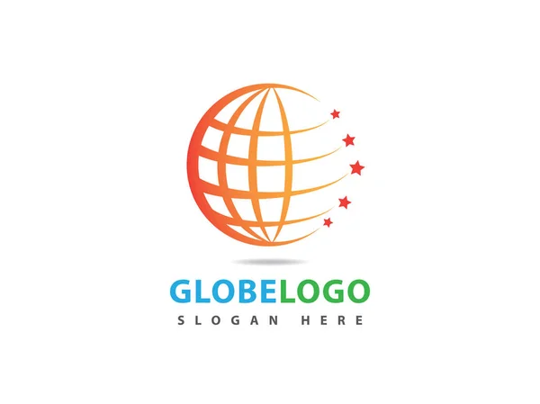 küre dinamik küre logo simge vektör tasarım şablonu