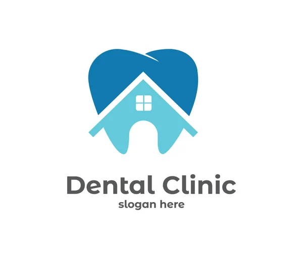 Dental Odontologia Vetor Ícone Símbolo Logotipo Design Modelo —  Vetores de Stock