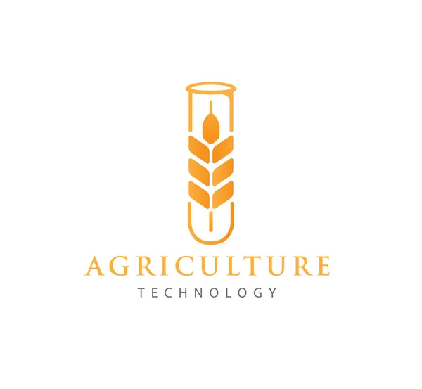 Wektor Lub Ikona Logo Koncepcja Szablon Projektu Dla Rolnictwa Technologii — Wektor stockowy