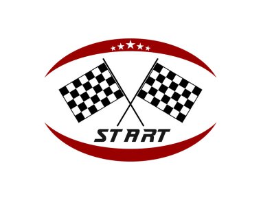 hız yarış temalı illüstrasyon vektör tasarım şablonu