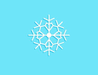 kar taneleri parça kapağı, tebrik kartı, poster ve daha fazlası için açık mavi renkli vektör tasarım