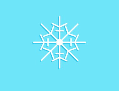 kar taneleri parça kapağı, tebrik kartı, poster ve daha fazlası için açık mavi renkli vektör tasarım