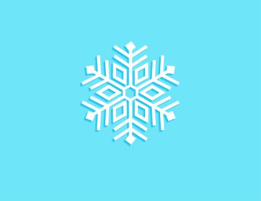 kar taneleri parça kapağı, tebrik kartı, poster ve daha fazlası için açık mavi renkli vektör tasarım
