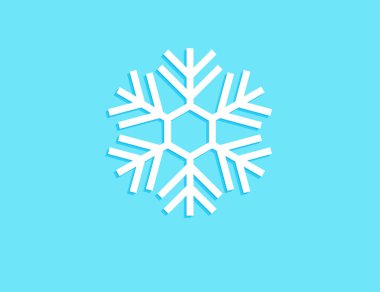 kar taneleri parça kapağı, tebrik kartı, poster ve daha fazlası için açık mavi renkli vektör tasarım