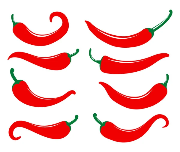 Chili Quente Picante Comida Vetor Logotipo Design Inspiração Para Marca —  Vetores de Stock