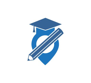 mükemmel eğitim okul vektör simge logo tasarım şablonu
