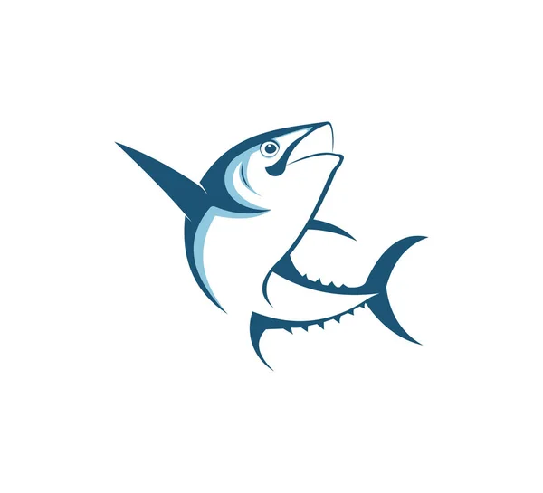 Pesca Desportiva Ícone Pescador Vetor Logotipo Modelo Design — Vetor de Stock