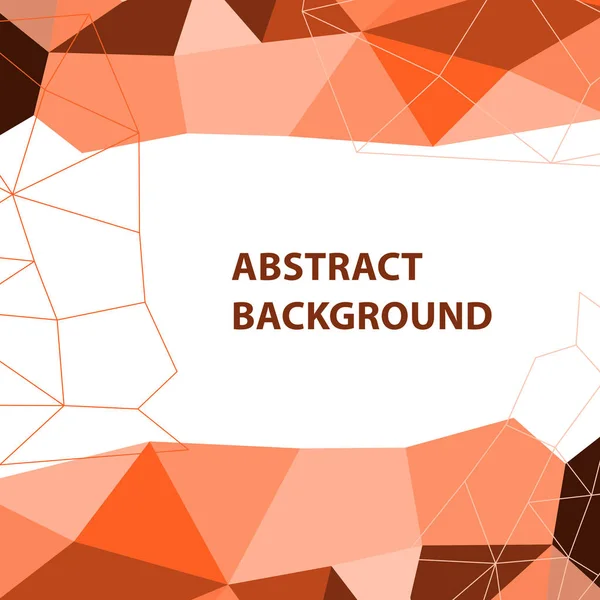 Arka turuncu geometrik plan ile çokgen çizmek, hisse senedi vektör