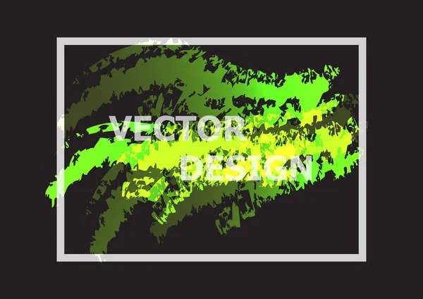 Fondo Abstracto Con Degradado Verde Amarillo Vector Stock — Vector de stock