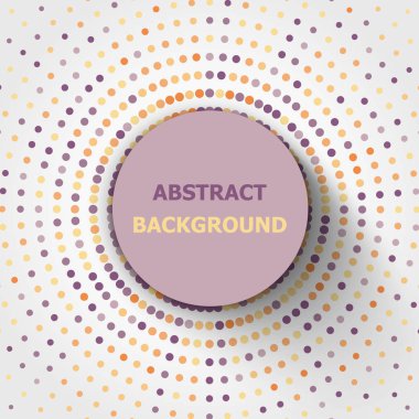 Renkli daireler yarı ton, hisse senedi vektör ile arka plan