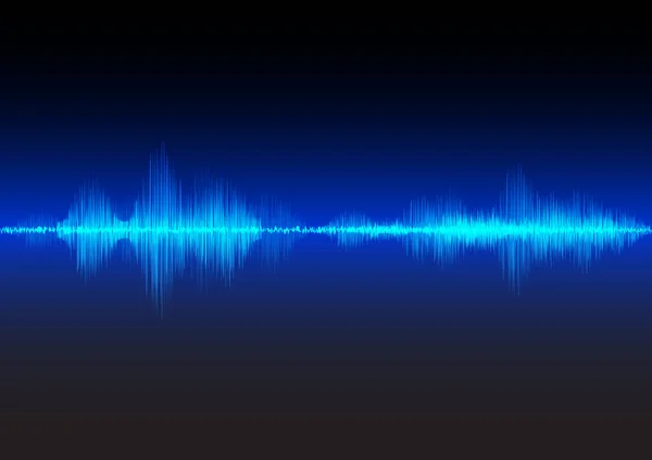 Mavi ses dalgaları ışık, hisse senedi vektör kızdırma