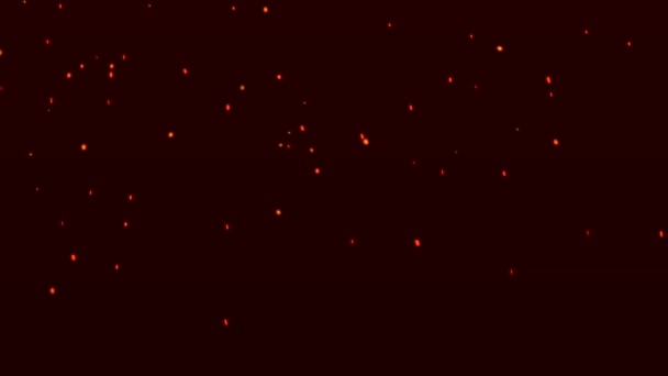 輝く火のオレンジ色の抽象的な背景 — ストック動画