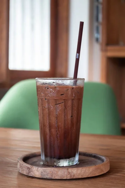 Eiskaffee im Café — Stockfoto