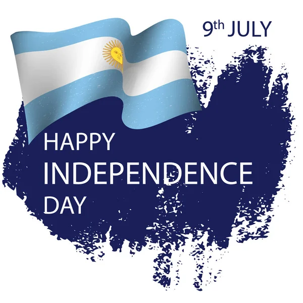 Φόντο ημέρα ανεξαρτησίας της Αργεντινής — Διανυσματικό Αρχείο