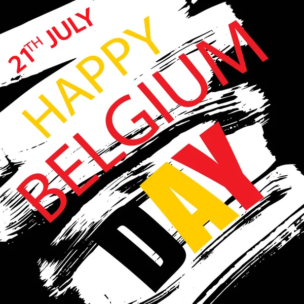 Εθνική εορτή του Βελγίου — Διανυσματικό Αρχείο