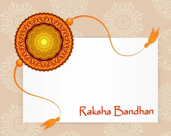 Festival indio raksha bandhan — Vector de stock